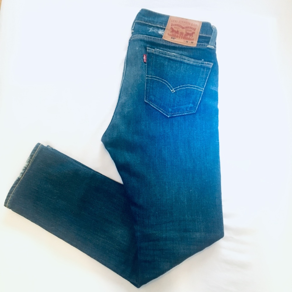 Men's Levi's 510 Skinny White Oak Cone Denim Jeans